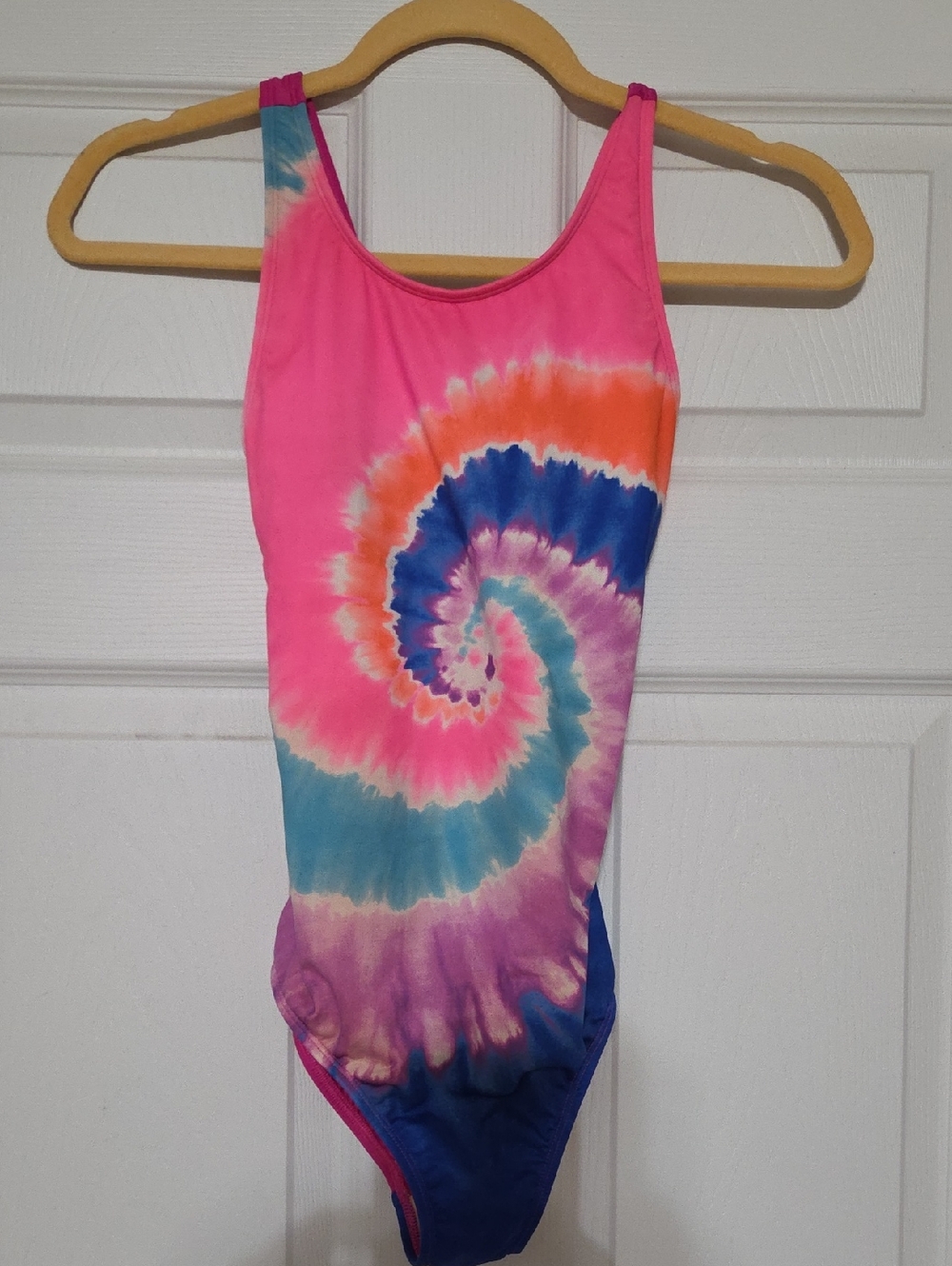 Lands' End Magenta and Beige Swimsuit Bottom